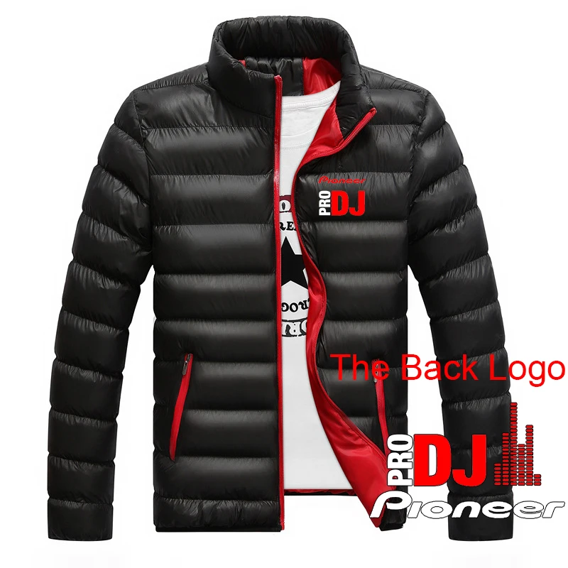 2024 Men New DJ Pioneer PRO Autumn and Winter Printing High Quality Leisure Cotton Clothes Jacket Comfortable Coats Tops