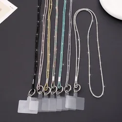 Luxury Rhinestone Phone Lanyard Glitter Crystal Phone Case Anti-Loss Hanging Ornaments Strap Keychain