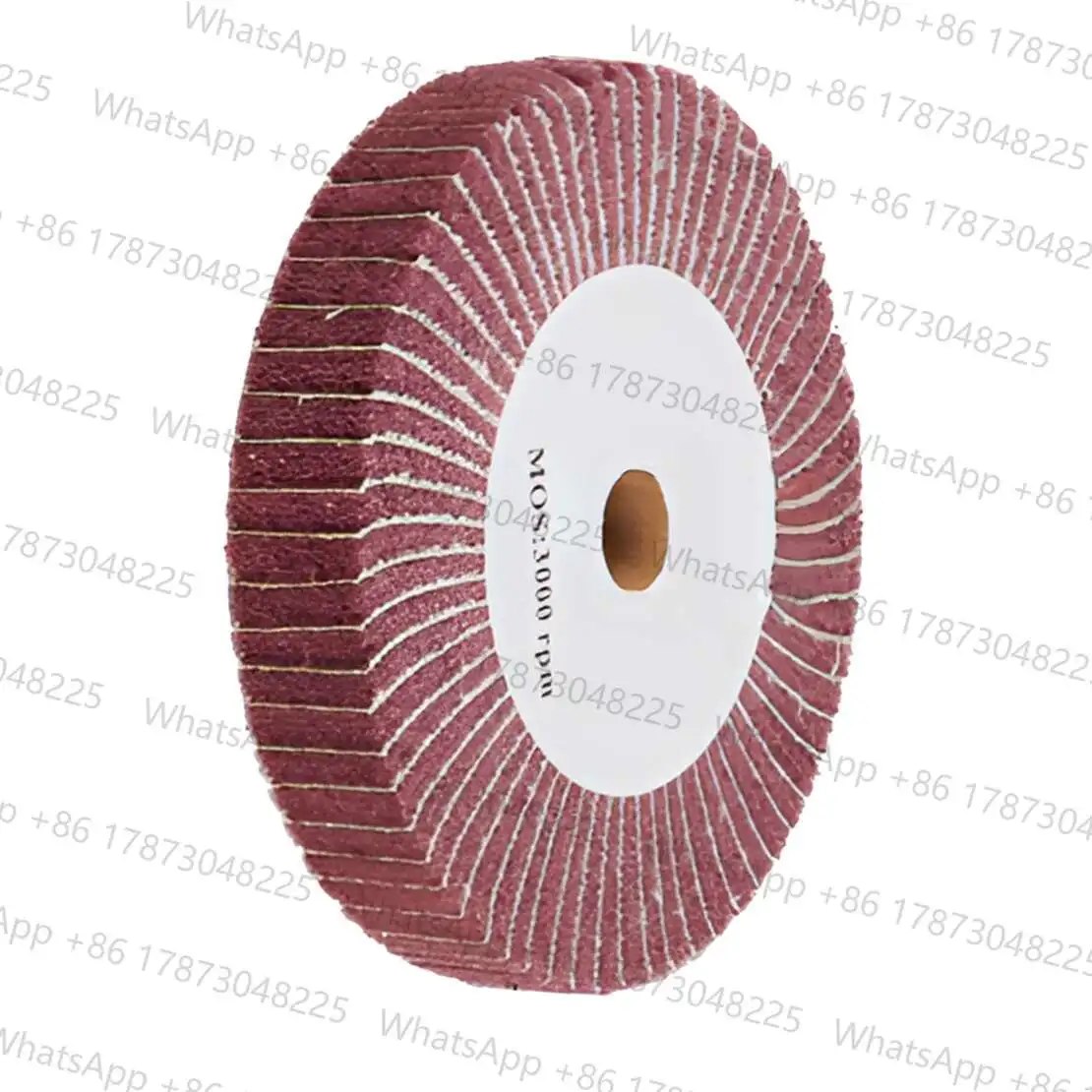 150mm 240 Grit Non-Woven Fine Polishing Wheel Flap Disc Abrasive Buffing Cleaning Pad