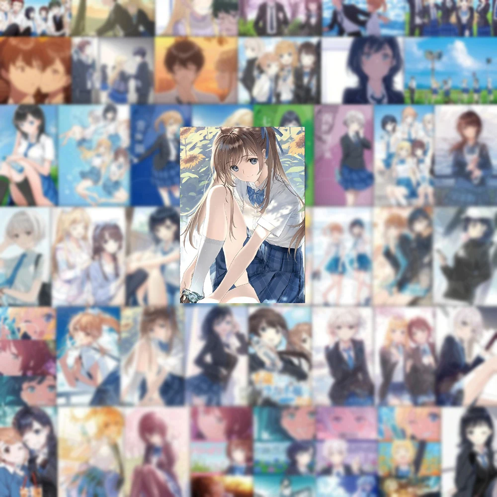 10/30/63pcs Chitose Is In The Ramune Bottle Anime Stickers Saku Chitose Nanase Sticker Laptop Suitcase Scrapbooking Phone Decal