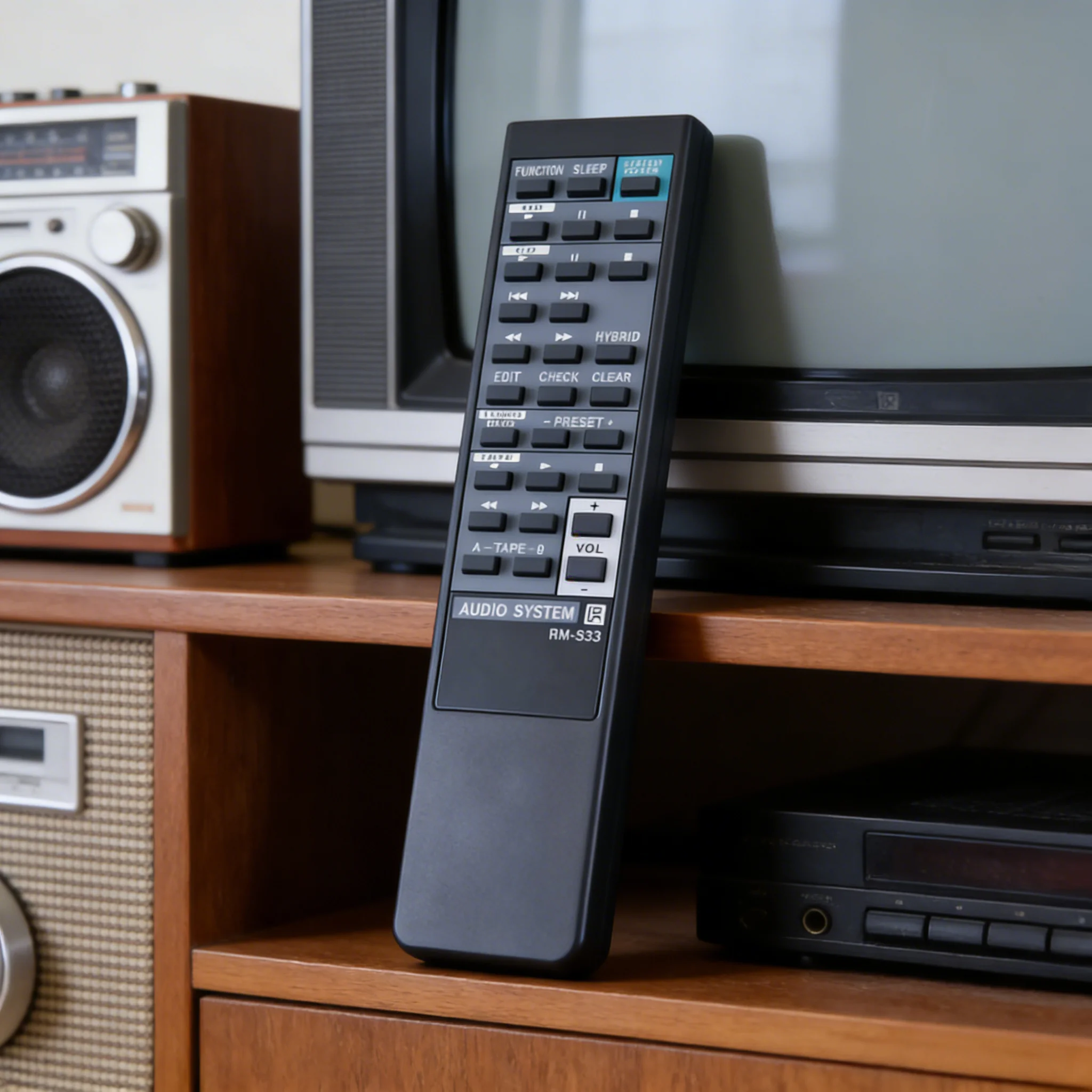 High Quality RM-S33 Remote Control for Sony Audio System, Compatible with MD CD Amplifier