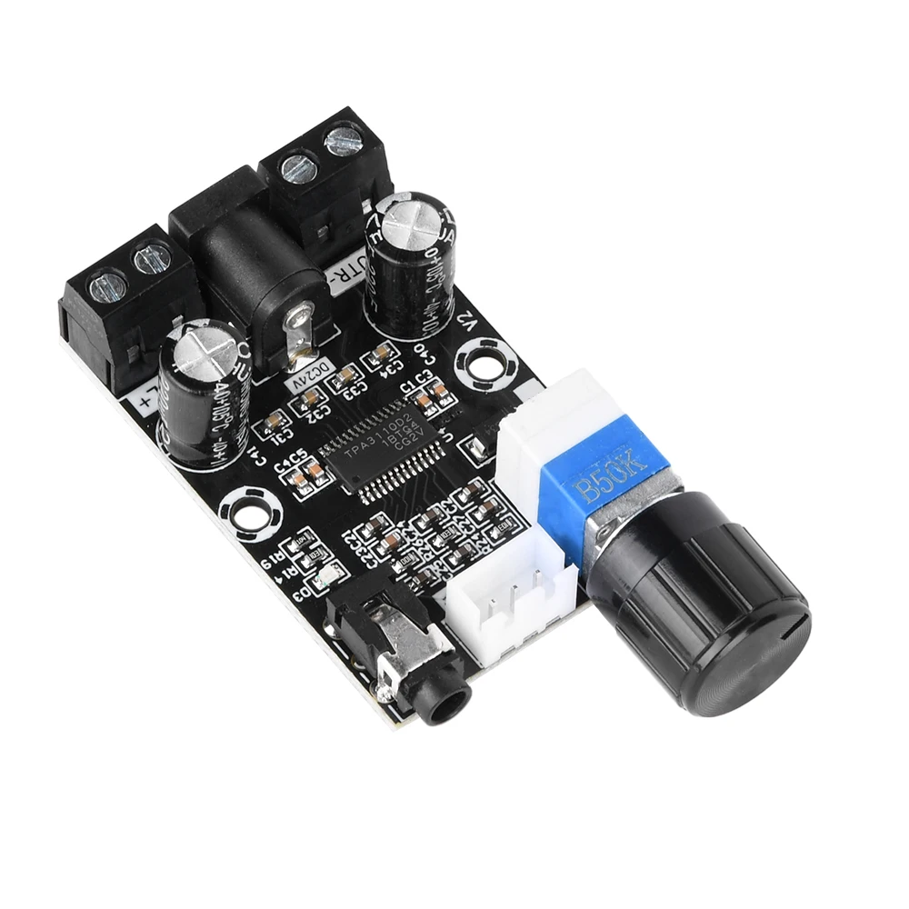 XH-A240 DC8-26V Universal HD Small Digital Amplifier Board TPA3110D2 Audio Amplification Board Module 30W+30W