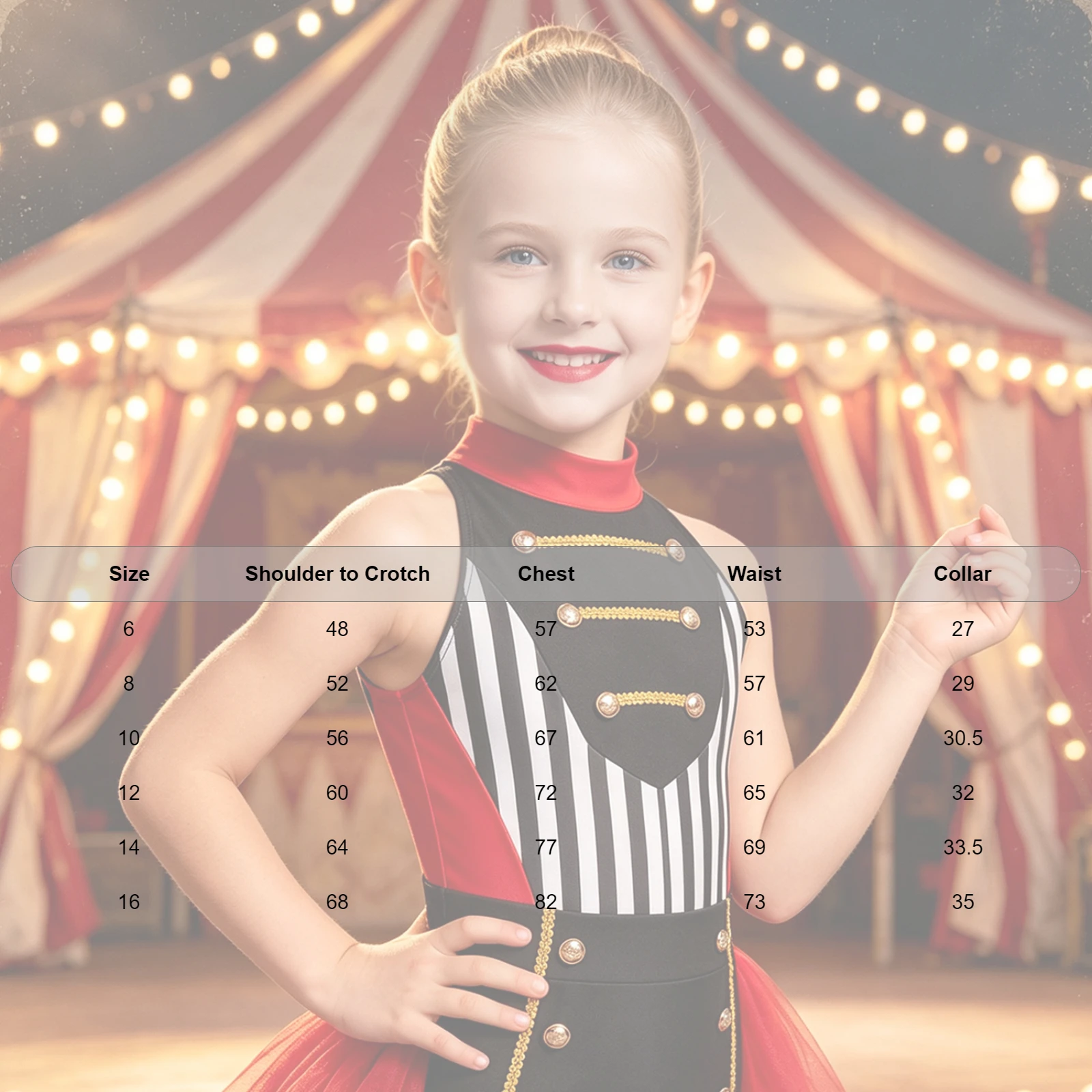 Skirts - Medieval Circus Ringmaster Dance Leotard Drum
