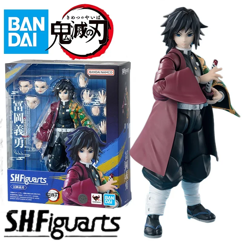 

В наличии Bandai S.H.Figuarts Demon Slaye Giyu Tomioka Model Kit Anime Action Fighter Готовая модель игрушки в подарок для детей