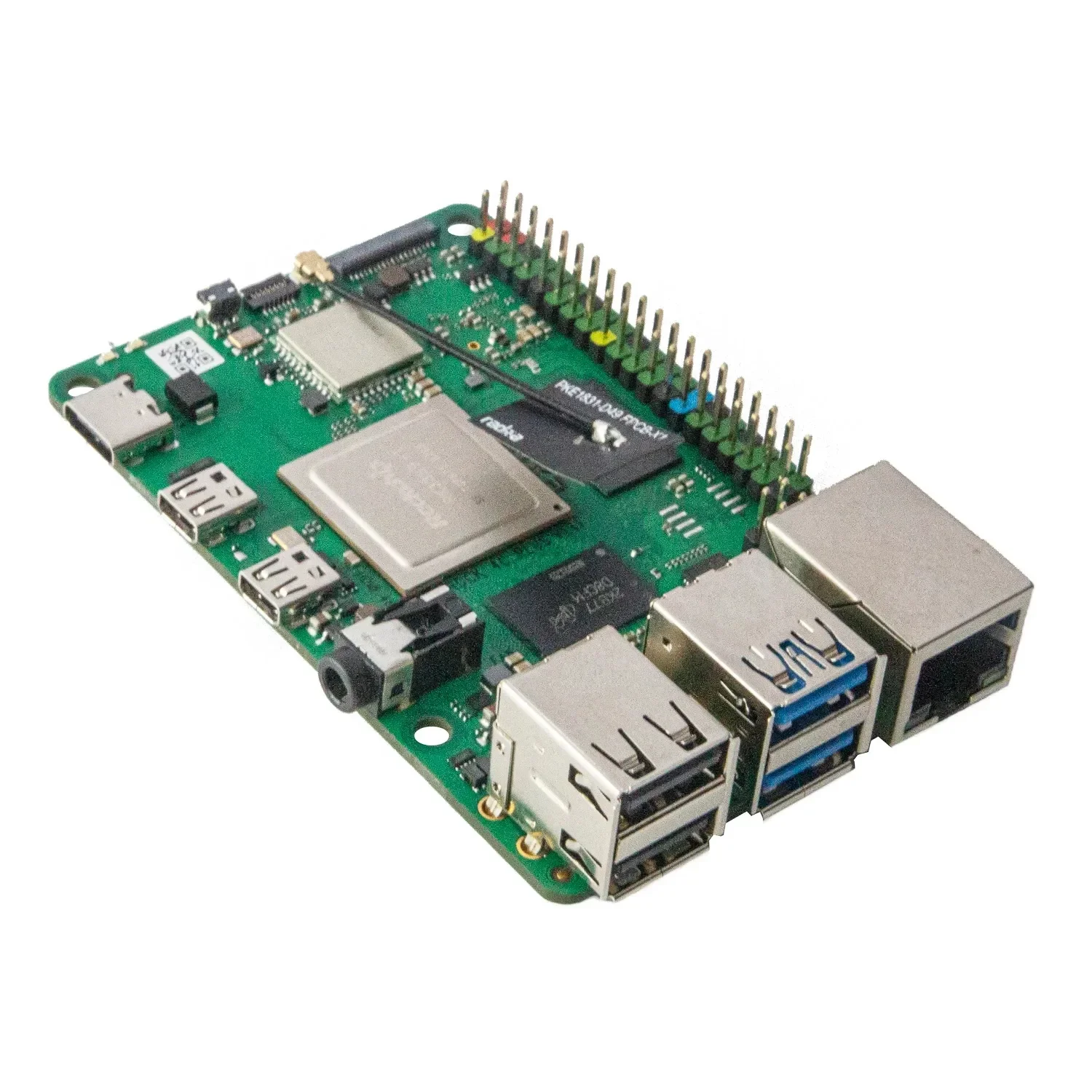 SmCpOKdo RADXA ROCK 4 Model C+ 4GB Single Board Computer Rockchip RK3399-T Arm Cortex-A72 Cortex-A53