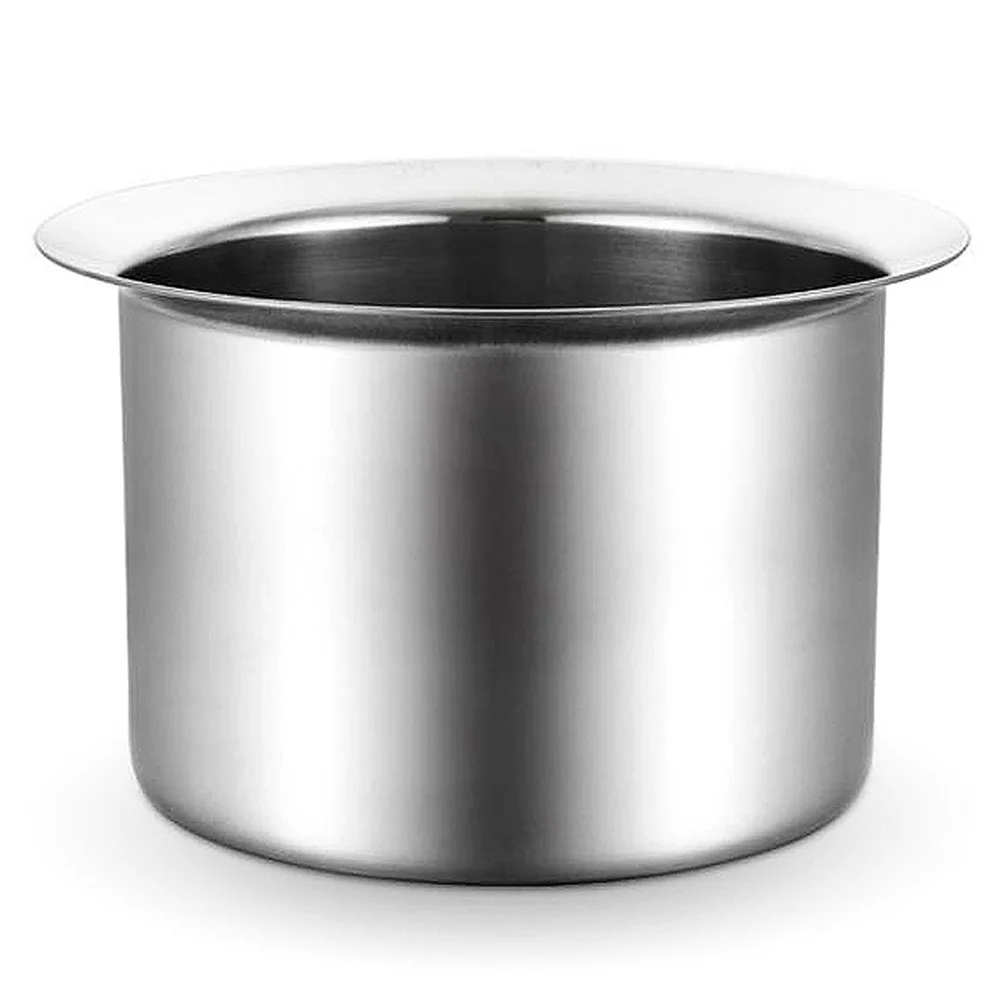 

1pc Stainless Steel Spittoon Thickened Simple Design Portable Bedroom Bathroom Use Adult Children Household Cuspidor Bedpan