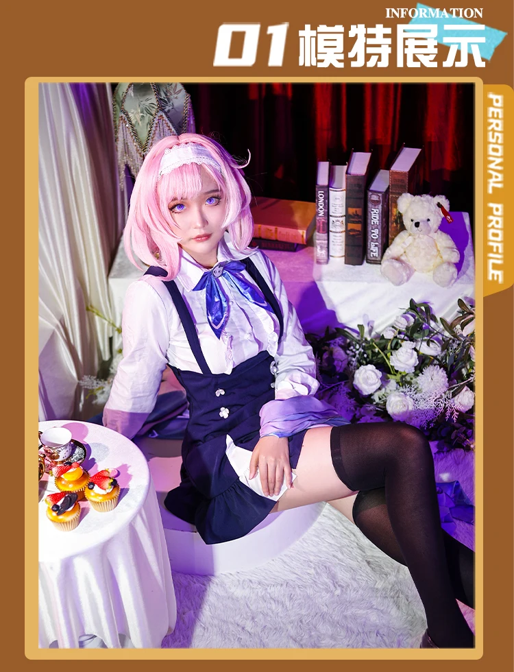 New Mooyiyi cos Impact 3 Elysia Cosplay costume Halloween Christmas Role Playing Party Comic Game Sexy Dress