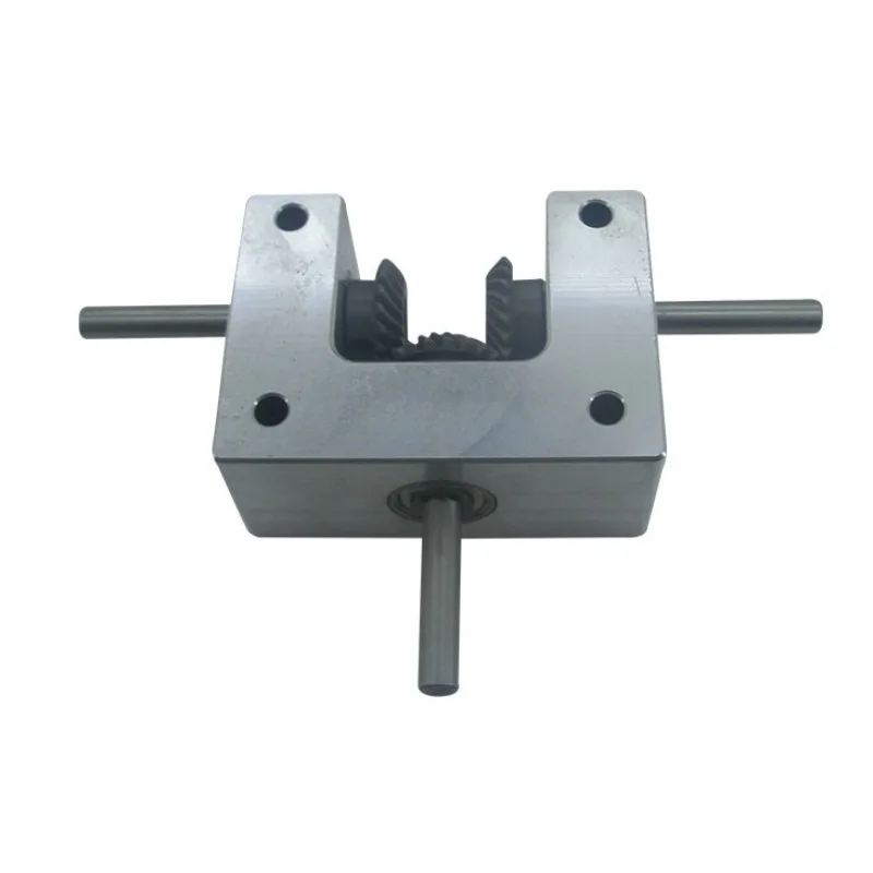 6/8/10MM 90 Degree Differential Assembly Gearbox 1:1 Spiral Bevel Gear Small Dual Output Shaft Angle Converter Shaft Diameter