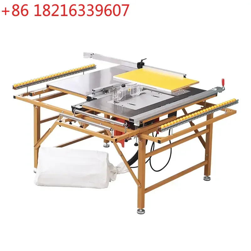 TAO WJ-80 Woodworking Push Table Saw Dust-Free Saw Full Set of Precision Multi-function Foldable Push Saw Table Wood Cutting