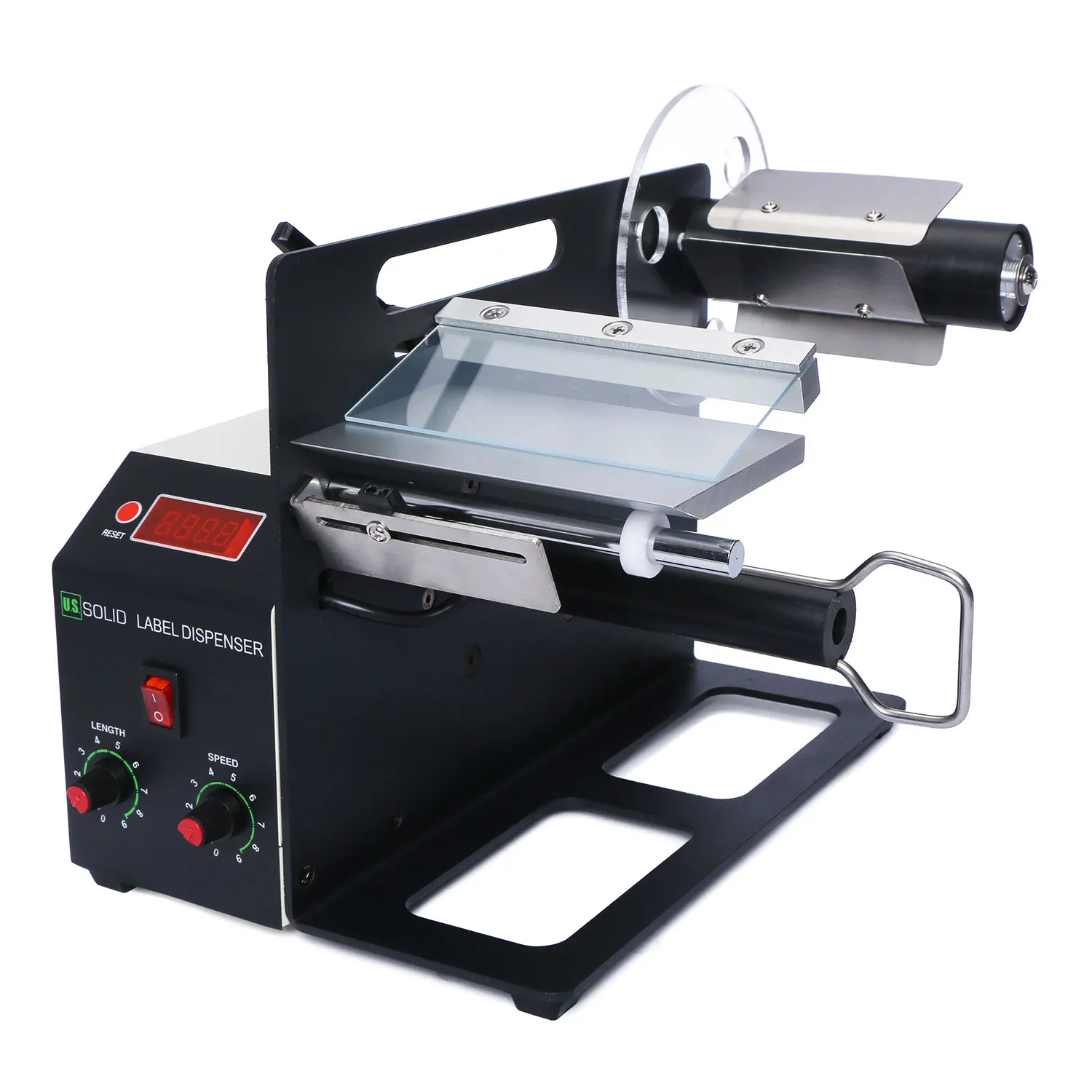 Automatic Label Dispenser for Translucent and Opaque Labels, Width 4-160 MM, Length 4-200 MM