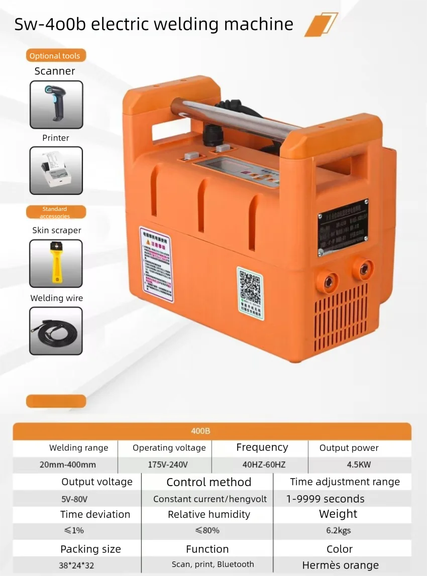 Precio de la máquina de soldadura por electrofusión completamente automática de alta eficiencia de suministro de fábrica de China para tubos de HDPE