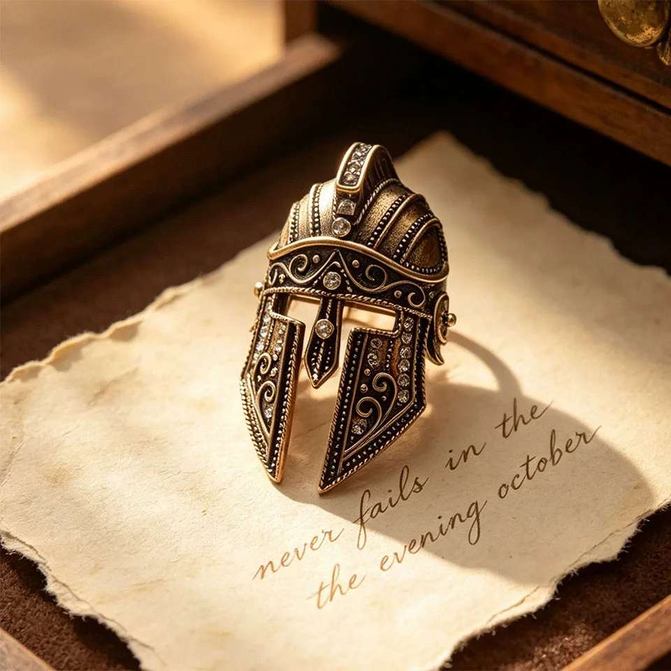 European Medieval Helmet Brooch Lapel Badges Punk Jewelry Gift for Kids Friends