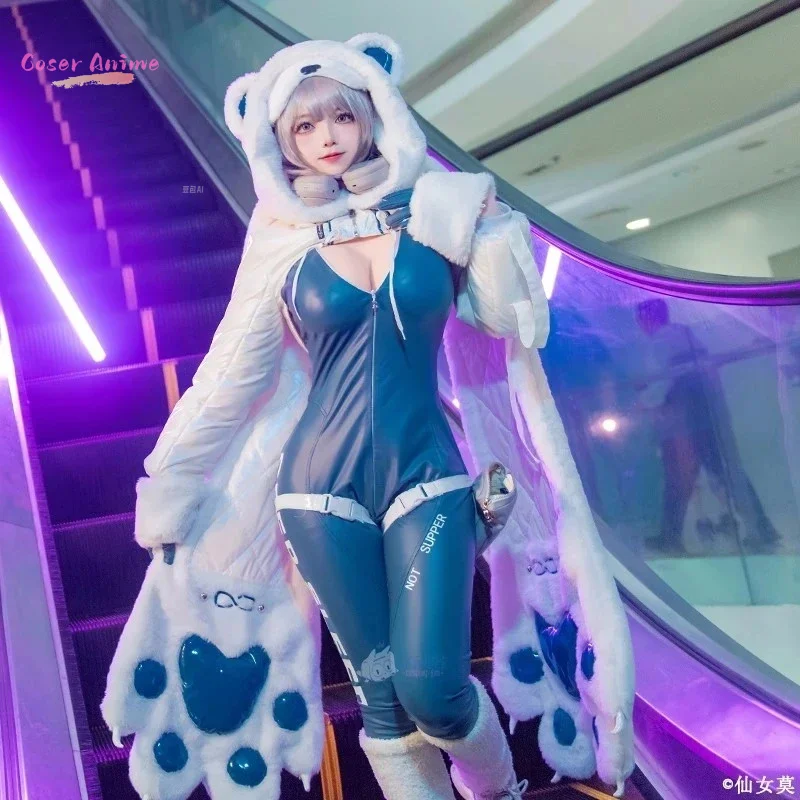Anime Game NIKKE Neve Cosplay Costume The Goddess Of Victory Jumpsuit Dress Daily Party Uniform Halloween Carnival Women