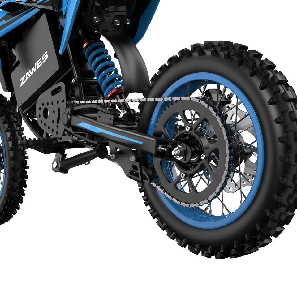Electric Motorcycle ZAWES S3 60V 23.4AH E-Cross Bike Hydraulic brakes 46MPH 2000W Mountain Off-Road Ebike image 8