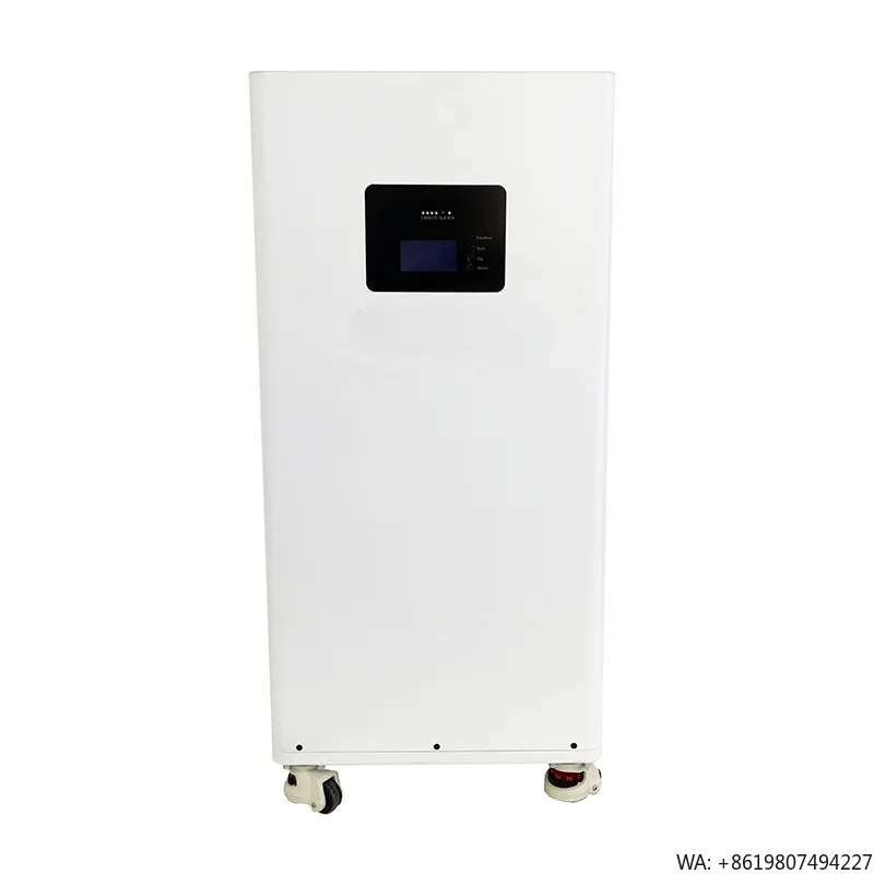 Stackable Home Lithium Ion Battery 10KWH 20KWH Solar Energy Storage System Hybrid Grid Inverter CAN Communication All-In-One