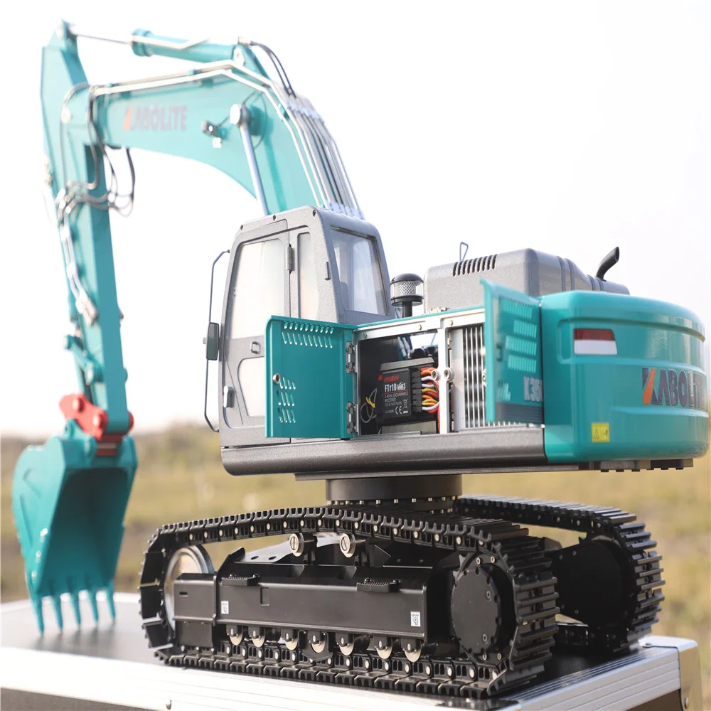 K350-100s Cabret Hydraulic Alloy Remote Control Excavator Excavator Engineering Car Adult Collection Luxury Class Toy Gift