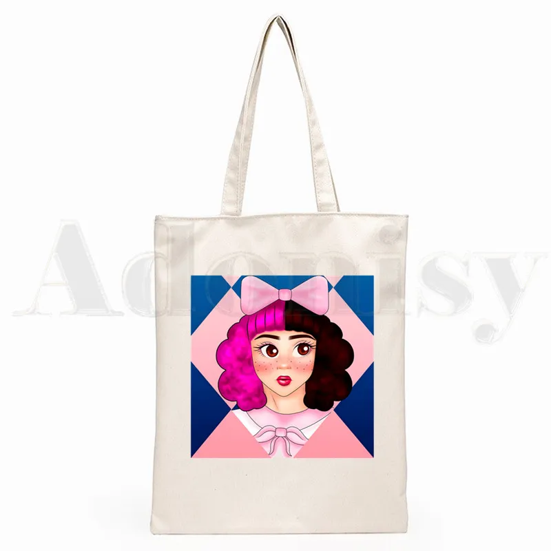 Cry Baby Melanie Martinez Aesthetic Design Shoulder Canvas Bags Large Capacity College Harajuku Handbag Women Bag Shopping Bag