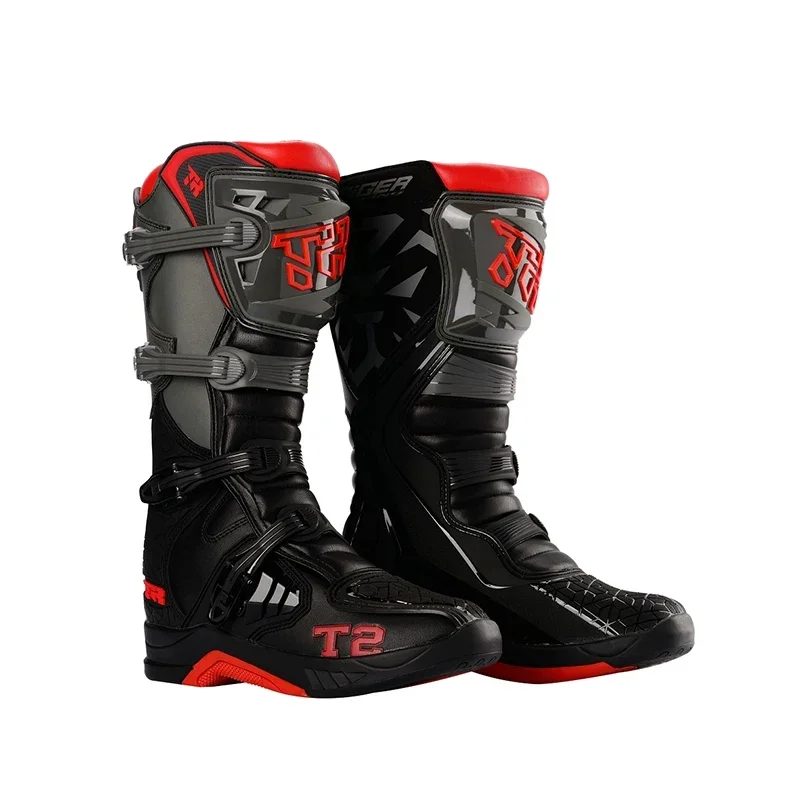TR T2 Motocross Off Road Boots All Season Anti-Collision Ankle Protection Anti-Slip Protective Motorcycle Riding Boots