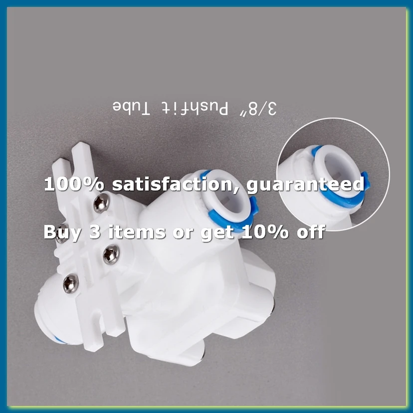 Water Pressure Valve 3/8Inch Reducing Valve Water Pressure Relief Regulator for RO System Water Regulator Controls-AD23
