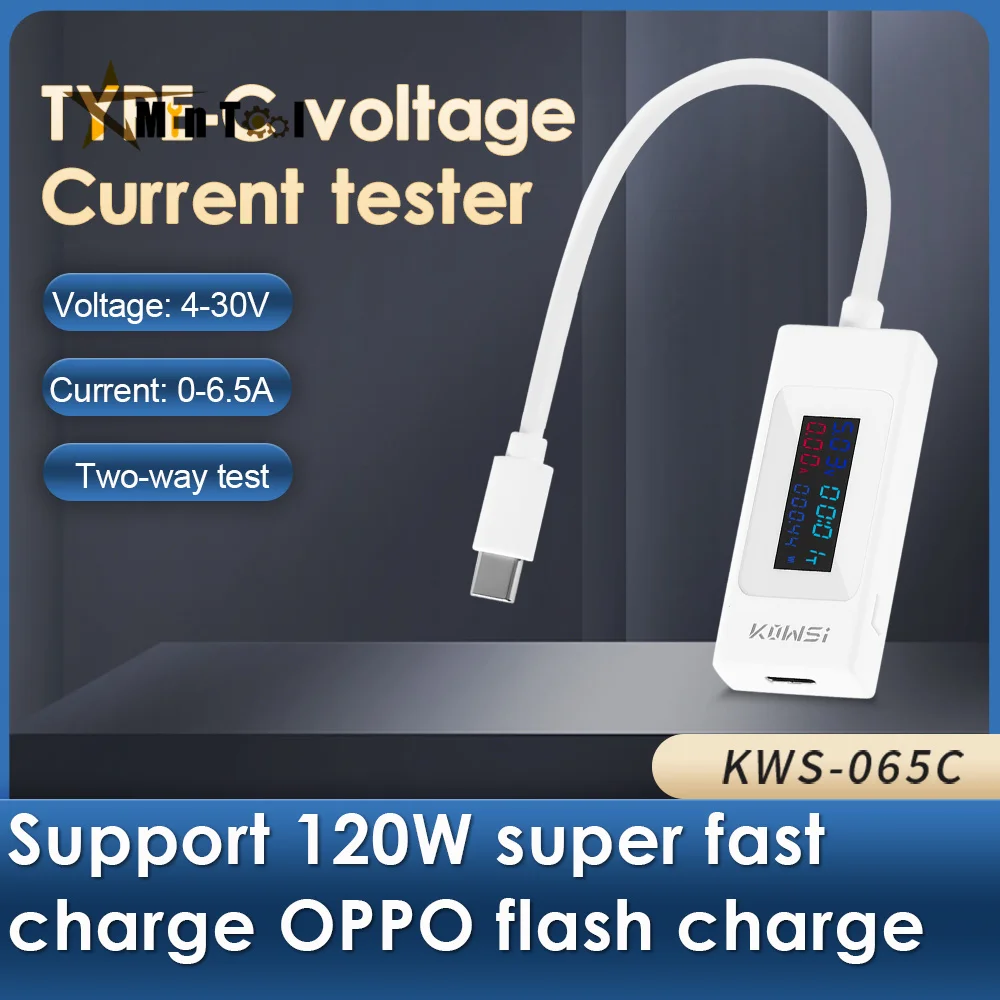 USB Voltage/Amps Charging Capacity Meter Tester Multimeter Test Speed of Chargers Cables Capacity of Mobile Phone Battery