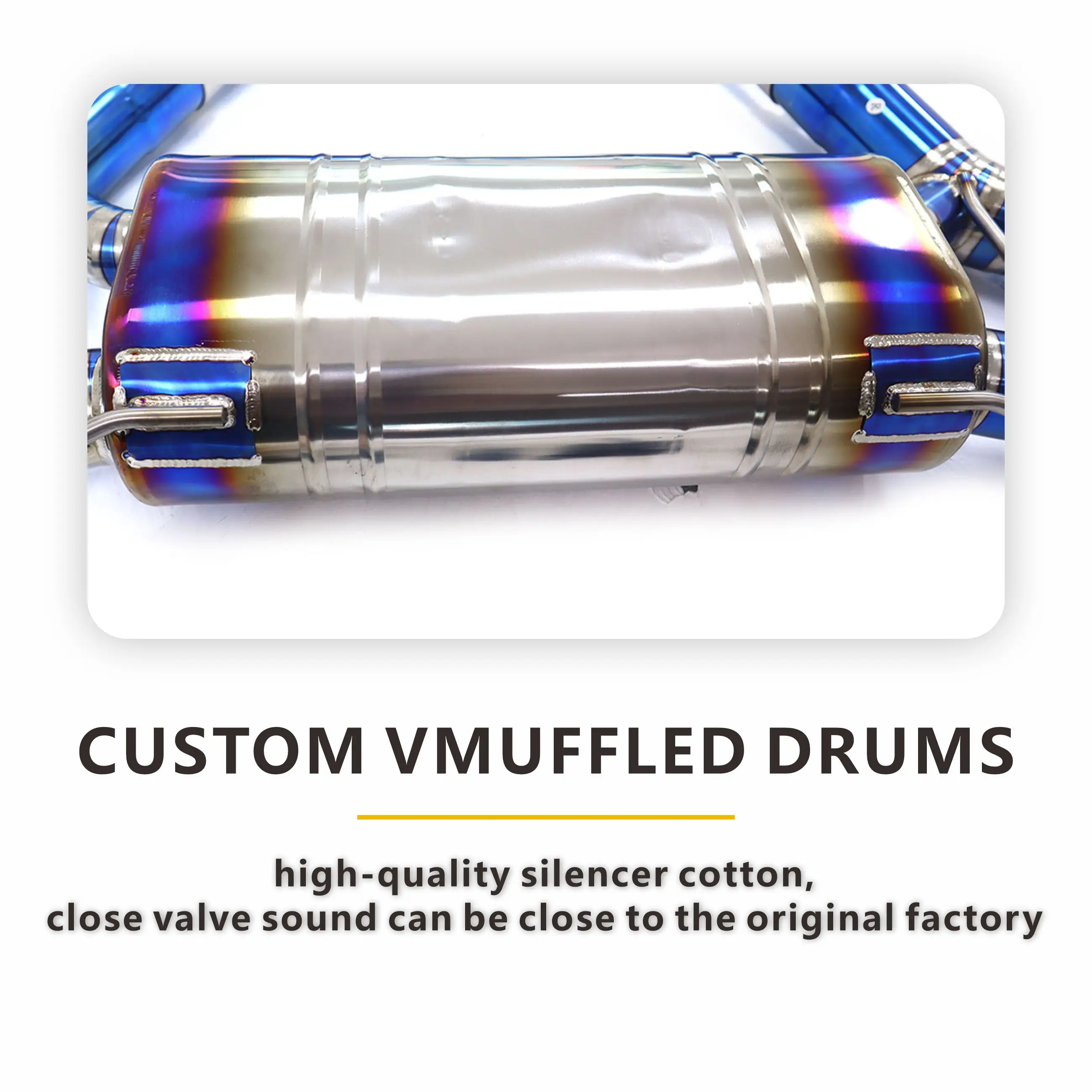 Rapid shipment Titanium alloy bluing Catback Suitable for Porsche 911 992 Performance exhaust Muffler With Valve