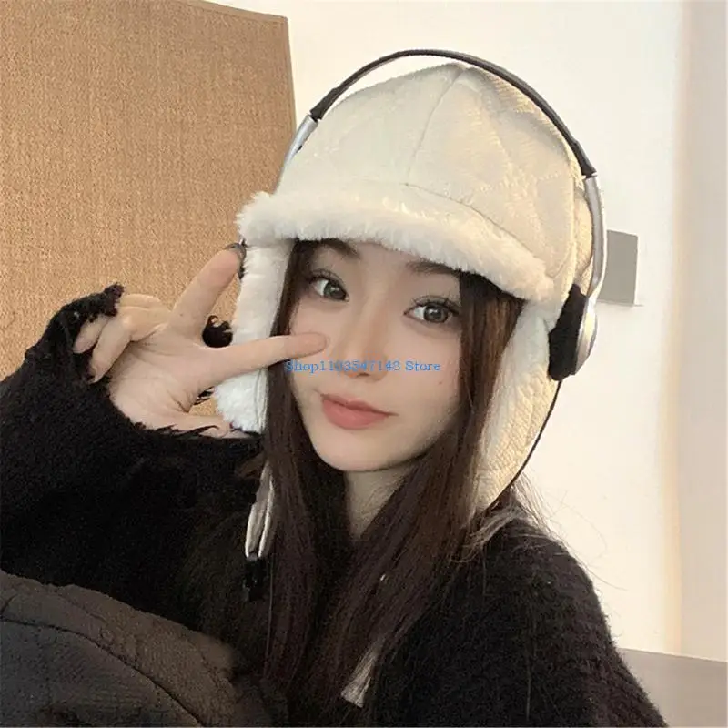 P88B ابق دافئًا في البرد مع هذه القبعة القطيفة للرجال والنساء المثالية للاستخدام في الهواء الطلق