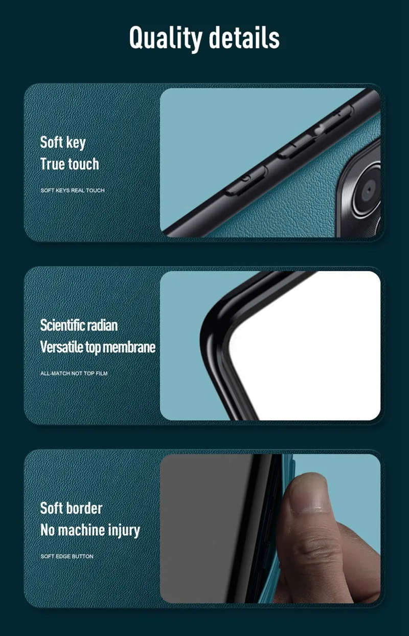 Luxus PU Leder Fall Für OnePlus 7 8 7T Pro Zurück Abdeckung Silikon Schutz Telefon Fall Für OnePlus 8 7 pro One Plus 7T Coque – Detail 9