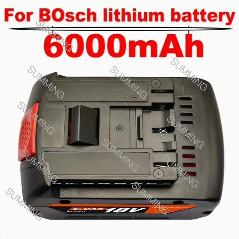 

High-Capacity 18V 6000mAh Lithium-Ion Replacement Battery for Bosch Power Tools - Power Tool Battery, Ideal for Home Renovation