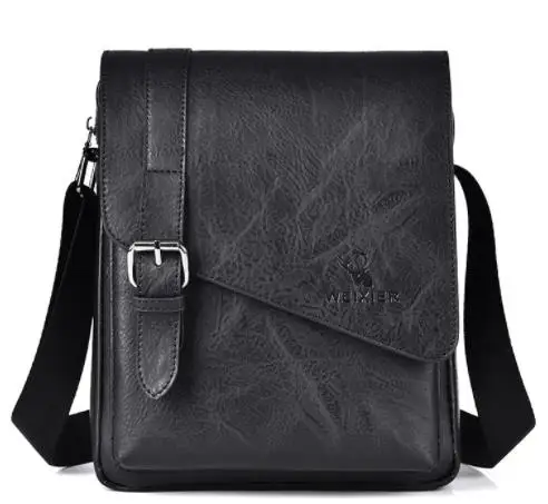 Weixier Messenger Bags Vintage Leather Multifunctional Man Bag