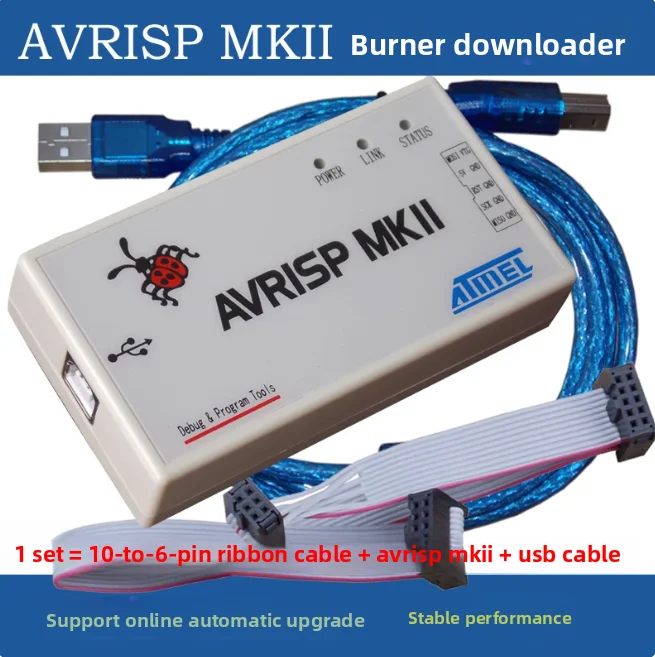 AVR JTAG ICE Emulator Debugger, USB AVR Programmer Downloader for Atmel MCU
