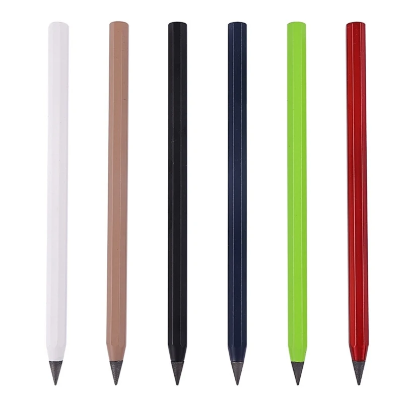 Metal Inkless Pen Everlasting Pencil Aluminium Infinite Pencil No Pencil