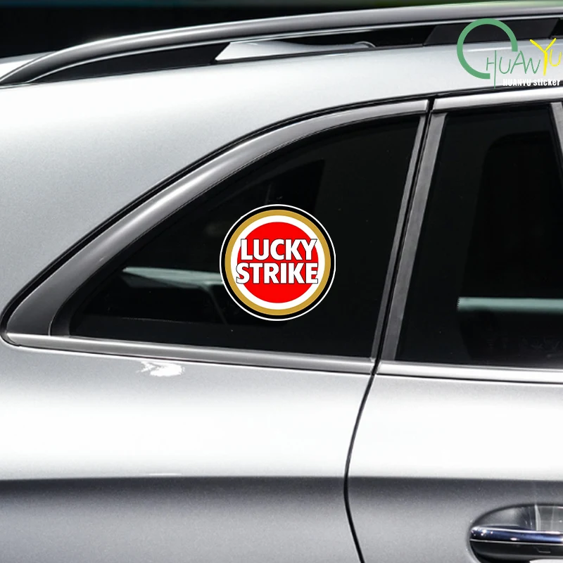 Creative Lucky Strike Car Sticker Motorcycle Bumper Trunk Laptop Window Vinyl Decals High Quality Car Decoration