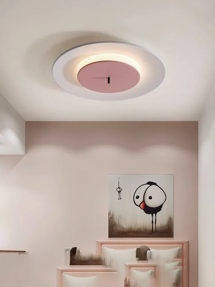 NEW Bedroom Light Designer Lighting Creative Round Living Room Dining Nordic Modern Minimalist LED Children's Study Ceiling Lamp
