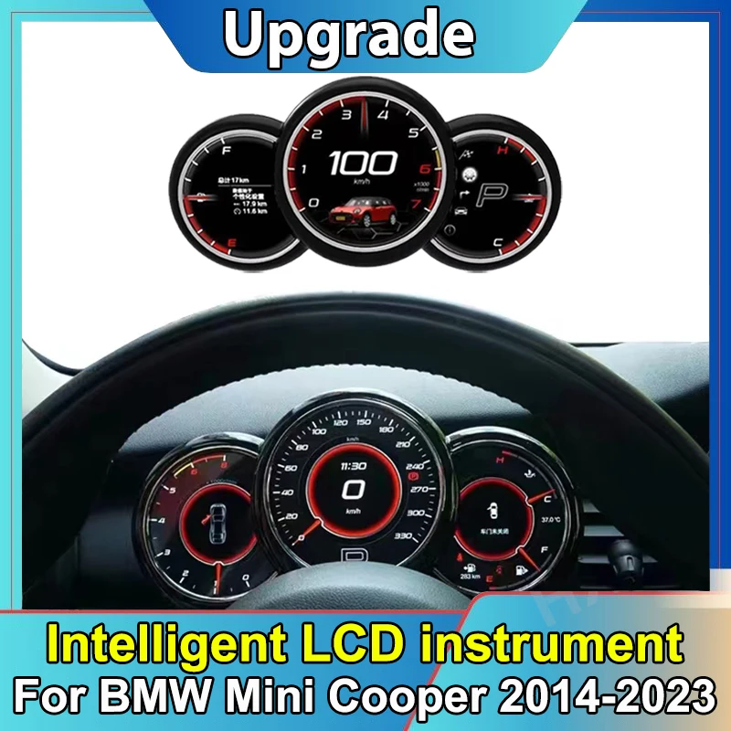 

Автомобильный ЖК цифровой кластер Виртуальная кабина SpeedMeter Dash для BMW Mini Cooper 2014-2023 приборная панель