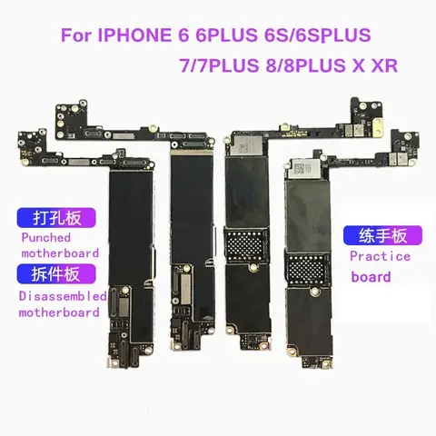 Damaged Board Without NAND iPhone 6 6plus 6s 6sp 7 7p 8 8p For Practice Manual Motherboard Disassembly Technical Skill Training