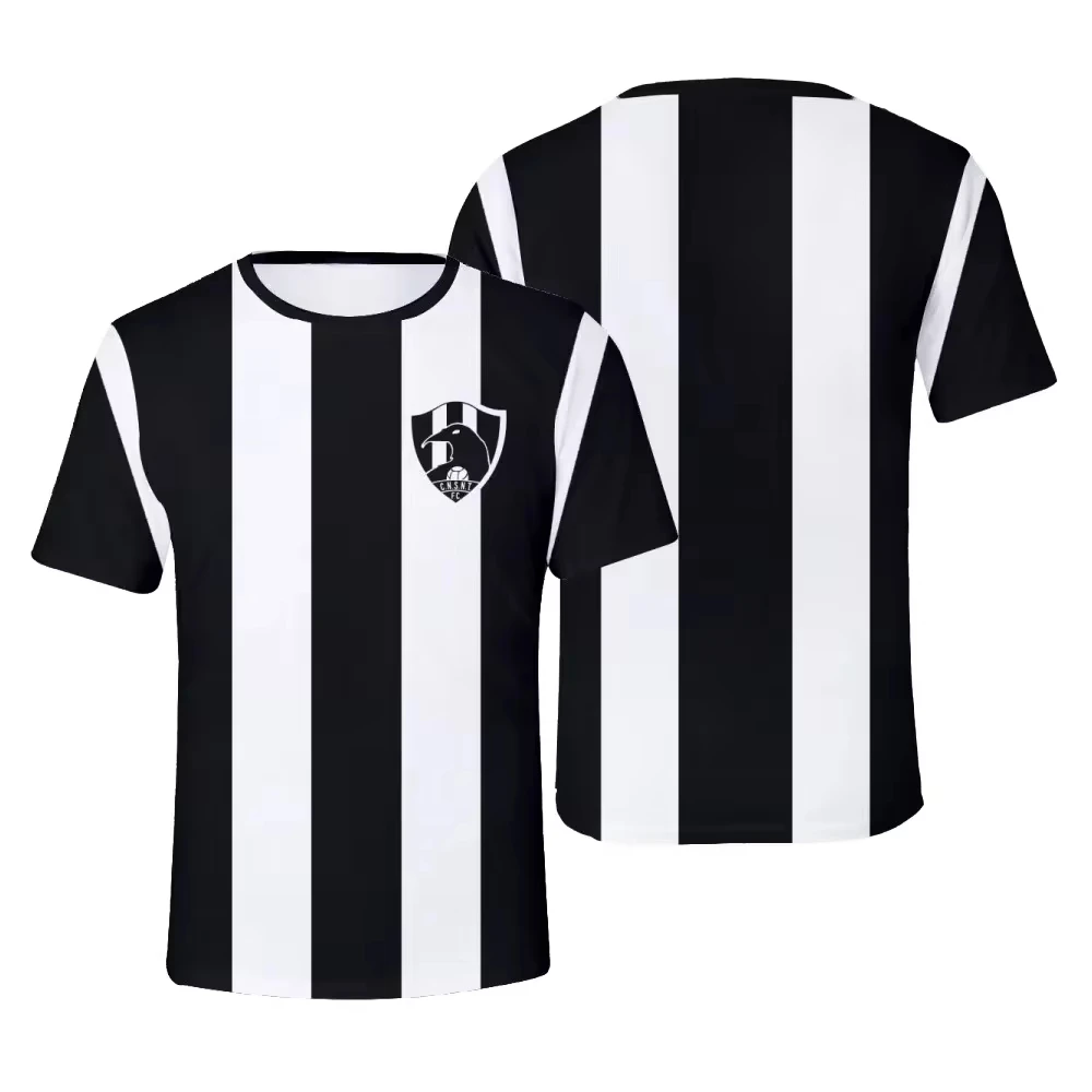 

New 2024 Football Shirt Club Crows Football Uniform T-shirt 3d Printed for Men and Women Oversized Personalized Clothing