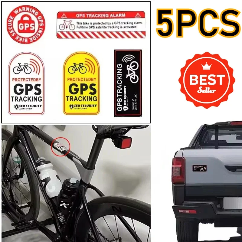 1 Set Car Motorcycle GPS Reflective Warning Stickers Hot-selling Durable Cars Motorbike Cycling Decals Sticker Accessories