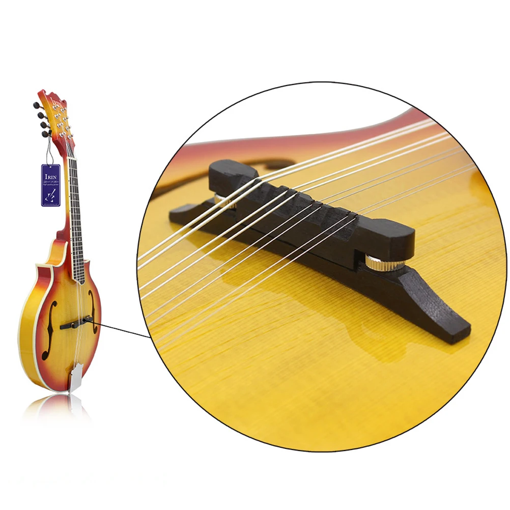 

Mandolin Bridge Flat Top Musical Guitar Pins Acoustic Saddle Height Adjustable Rosewood