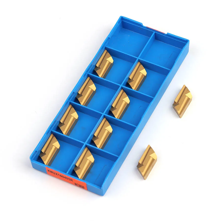 10 Chiếc KNUX160405R 11 NC3030 Carbide Dạng Tiện Bằng Máy CNC Dụng Cụ Grooving Dụng Cụ Xoay KNUX160405R Dụng Cụ Cắt, Chế Biến Thép Không Gỉ