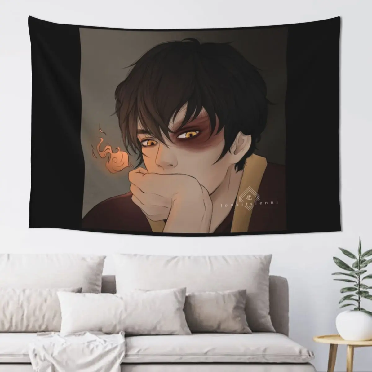 

Zuko - Avatar: The Last Airbender - Fan Art Tapestry Room Decorator House Decoration Room Decorations Aesthetics Tapestry