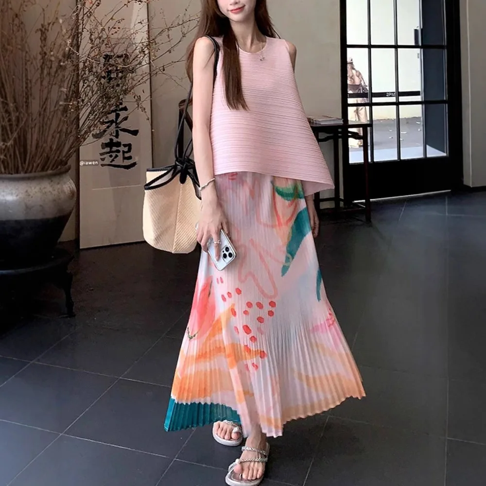 Women's Fashion Casual Travel Wear Iron-Free Luxury Two-Piece Set Elegant Complete Outfit for Stylish Leisure Living