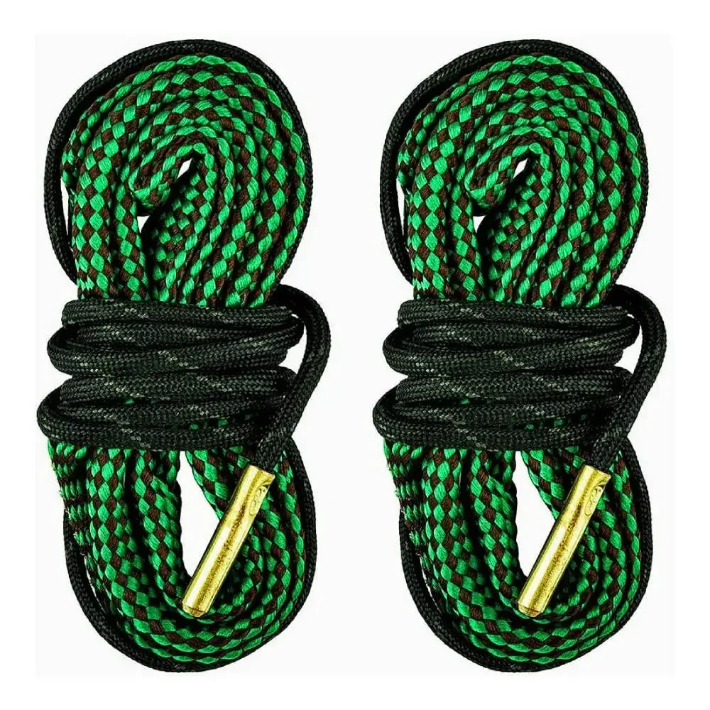 

2 шт., веревка для чистки пистолета, 9 мм, 5,56 мм, 7,62 мм, 12GA, 22 канала, ремень для чистки ствола, щетка для чистки веревки, аксессуары для охоты