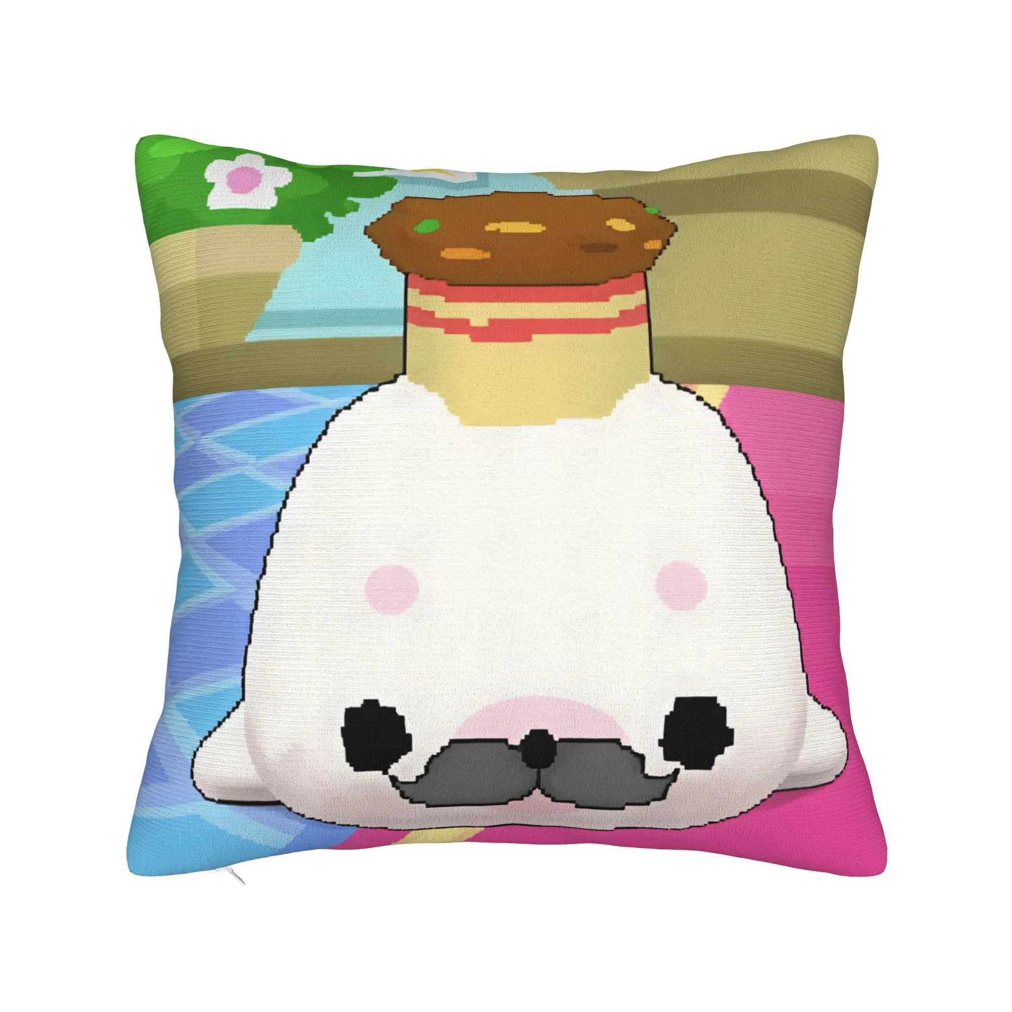 CUTE M-Mamegoma Seal Pillow Cover  Cute Funny Pillow Case For Wedding Party Home Decor Soft Pillowcases Gift