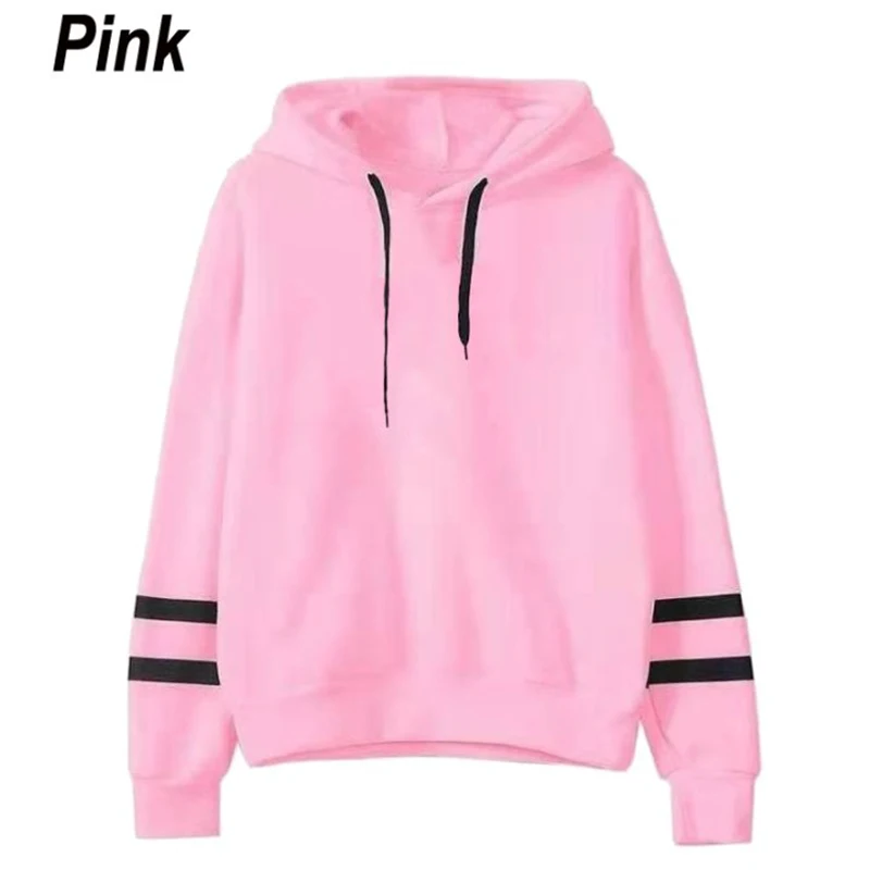 New Fashion Womens Print Hoodies Female Autumn Winter Long Sleeve Hooded Sweatshirts Pullover