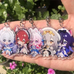 Honkai: Star Rail Blade Luocha Imbibitor Lunae Jing Yuan Keychain Badge Accessories Anime Game Cosplay Pendant Gift
