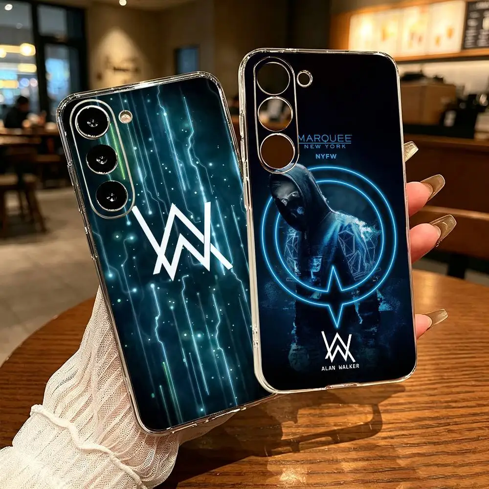 A-Alan Walker DJ  Clear Soft Silicone Phone Case for Samsung Galaxy A71 A70 A52 A51 A40 A30