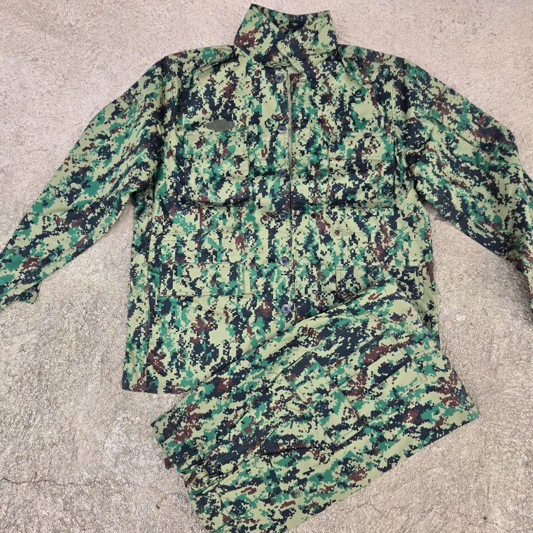 US Aor 2 Camouflage-Uniform für Herren, grüner Anzug, inklusive Jacke und Hose