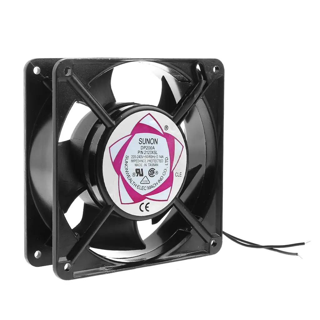

DP200A 2123HSL 220V-240V 120x120x38mm 0.14A Sleeve Bearing Cooling Fan, 120mm AC Axial Industrial Cabinet Ventilation Fan