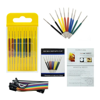 Universal IC klemme 10 teile/satz SDK08 Test ICmicro SOP/SOIC/TSSOP/TSOP/SSOP/MSOP/PLCC QFP SMD IC Chip pin CLIP DIP mini chip clip