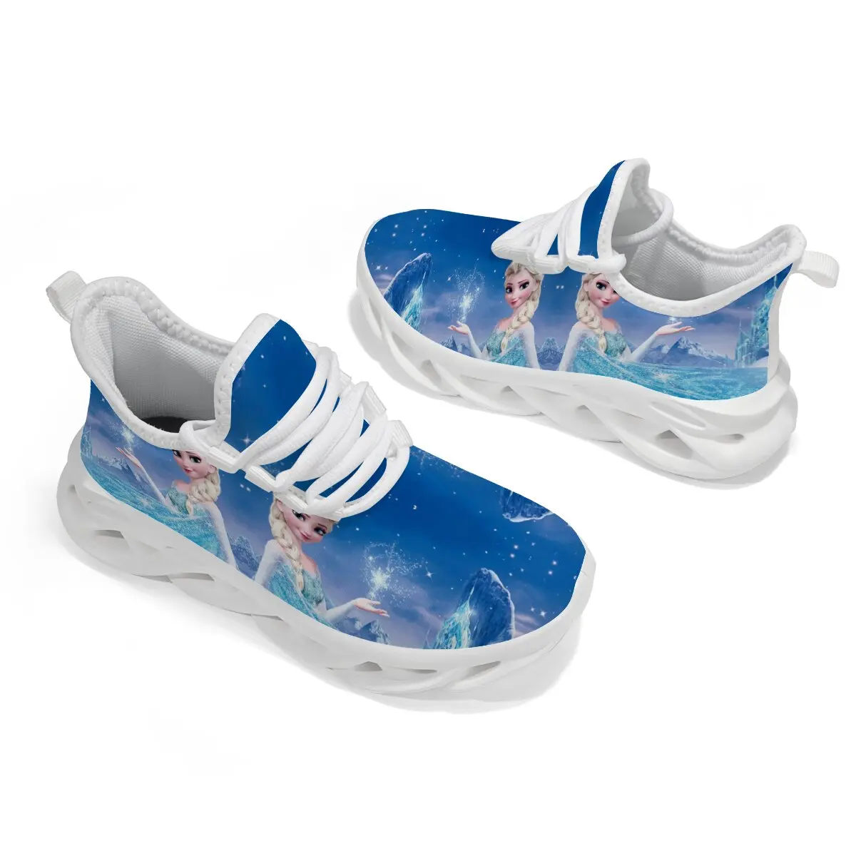 Enfants Elsa imprimer léger respirant sport baskets respirant enfants chaussures pour fille sport course Zapatos Minnie Mouse Niña